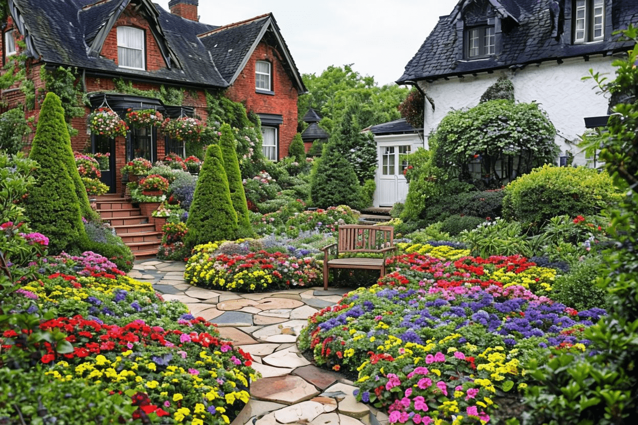 Уютный дом и сад 20 Ландшафтные стили сада